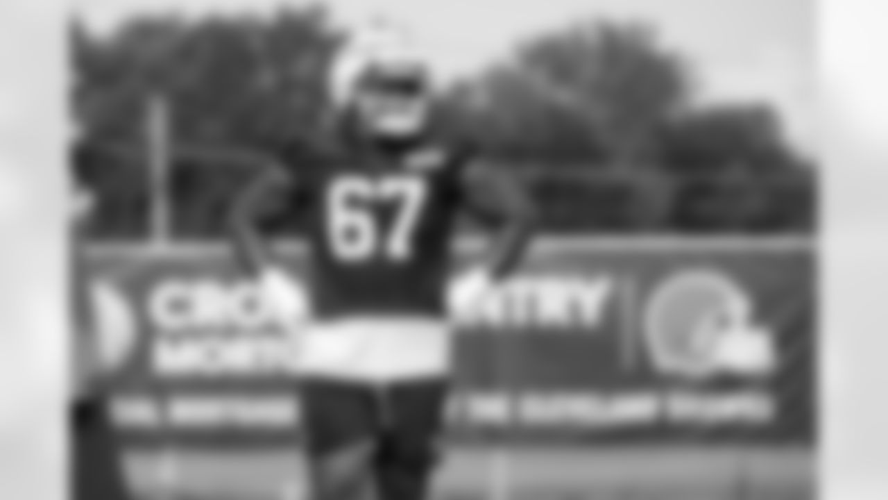 Offensive guard Javion Cohen (67)