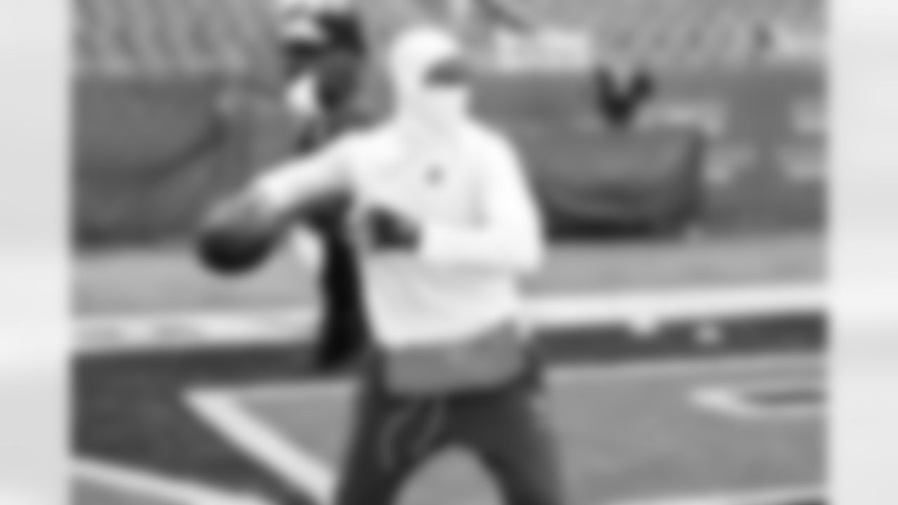 Quarterback Shedeur Sanders (12) before a NFL football game between the Cleveland Browns and Chicago Bears on December 14, 2025 at Soldier Field.