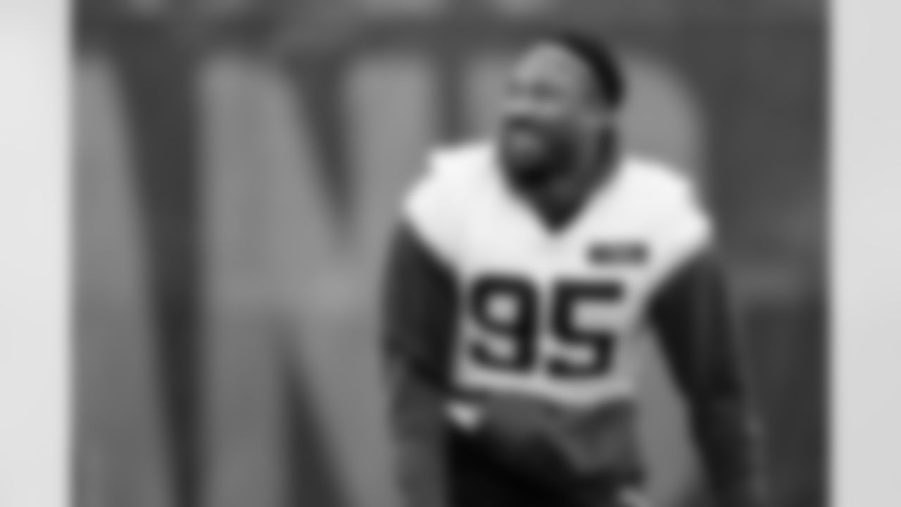 Defensive end Myles Garrett (95) during practice at CrossCountry Mortgage Campus on December 26, 2025.