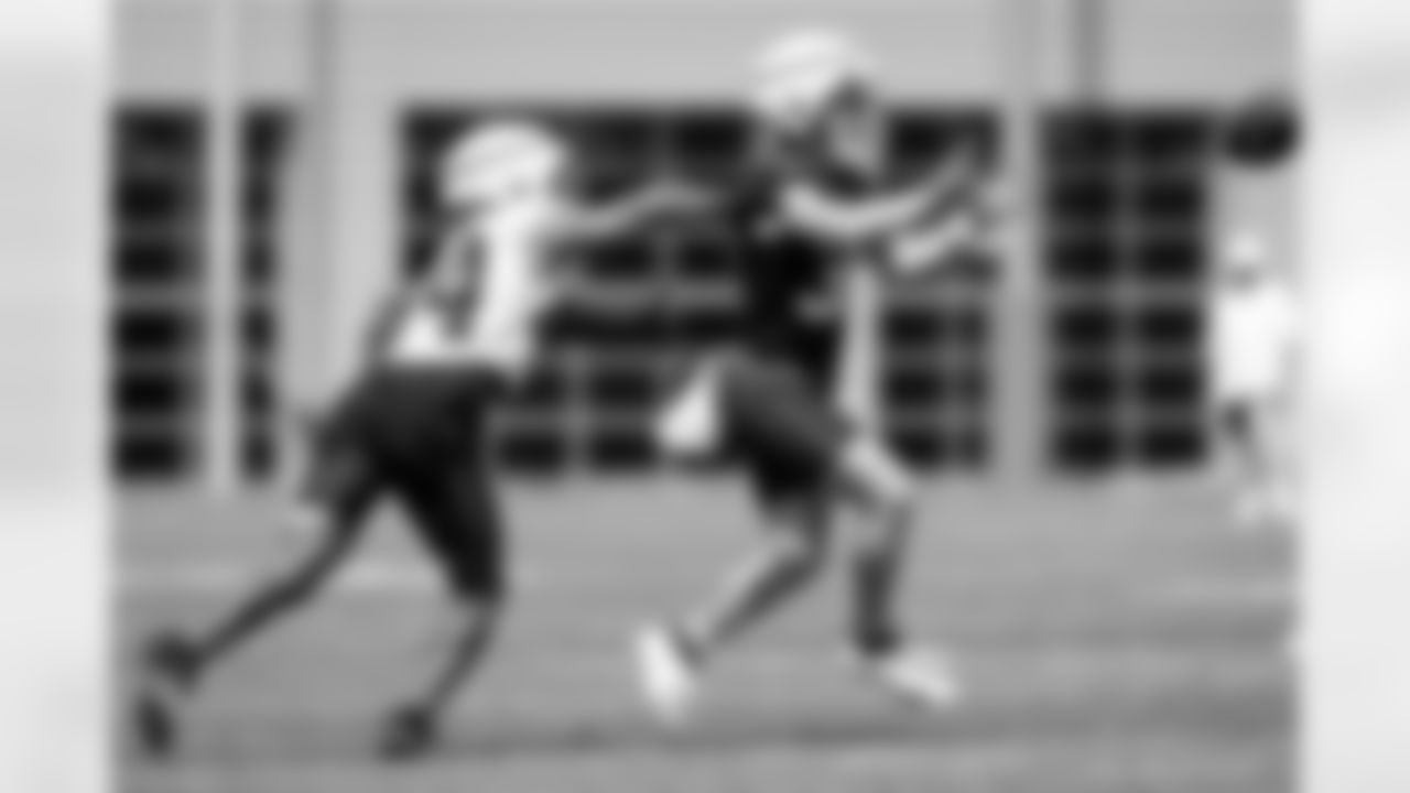 Wide receiver Luke Floriea (37) during Day 6 of Training Camp at CrossCountry Mortgage Campus on July 29, 2025.