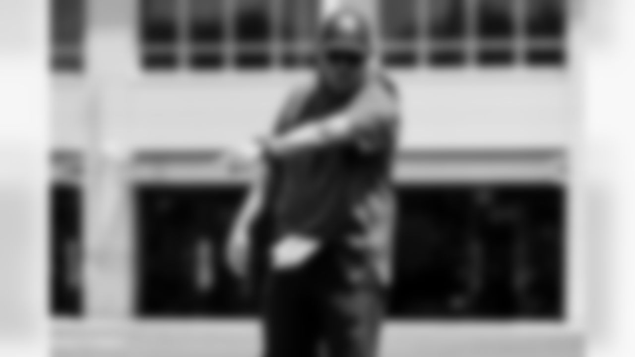 Safeties Coach Ephraim Banda during the first day of mandatory minicamp at CrossCountry Mortgage Campus on June 10, 2025.