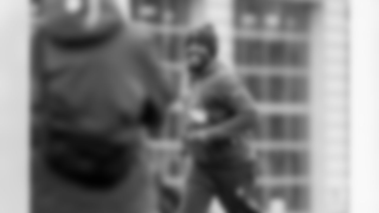 Assistant Wide Receivers Coach Stephen Bravo-Brown during practice at CrossCountry Mortgage Campus on November 20, 2025.