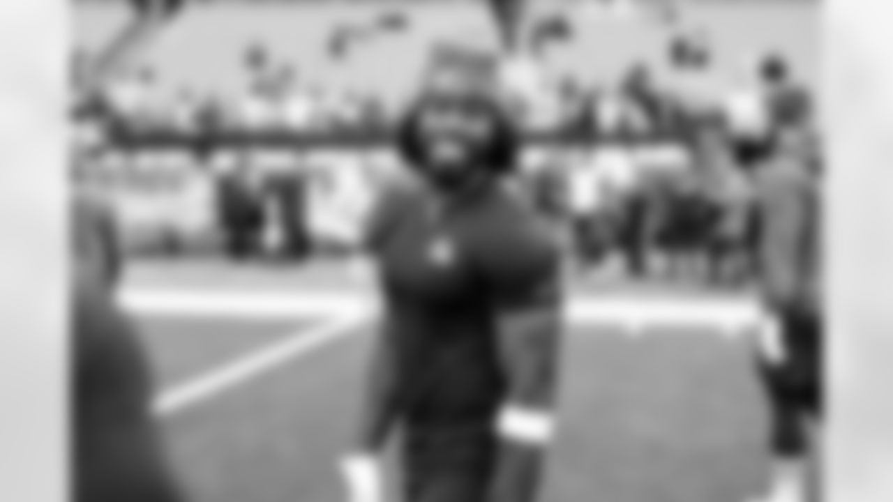 Wide receiver Malachi Corley (83) before a NFL football game between the Baltimore Ravens and Cleveland Browns on November 16, 2025 at Huntington Bank Field.