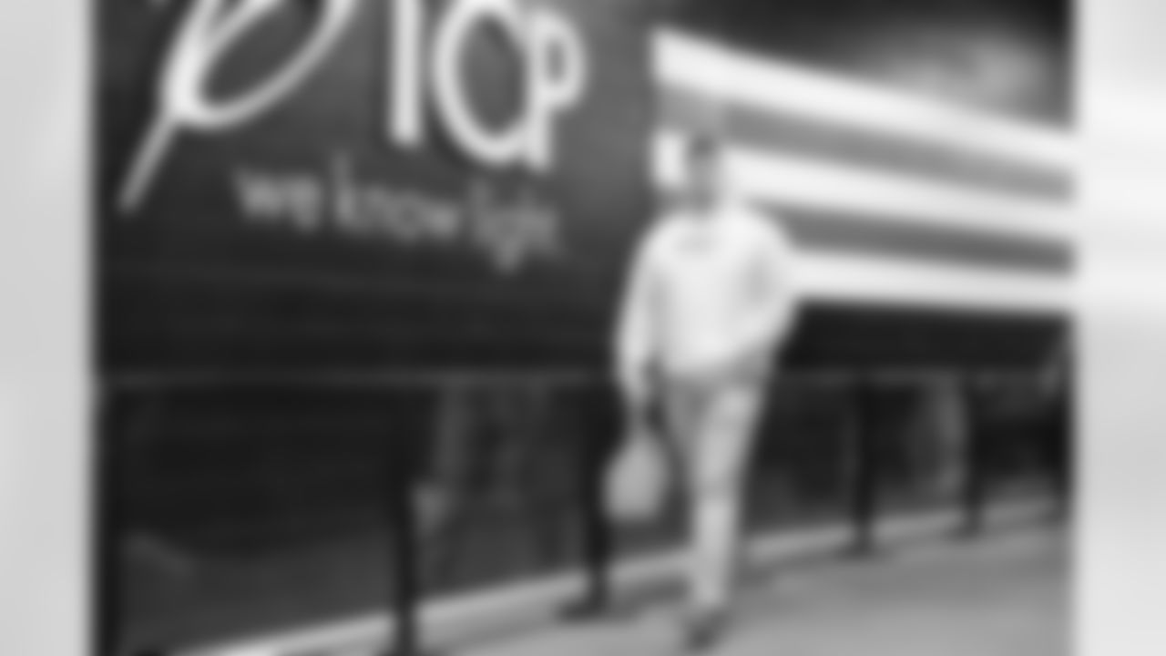 Offensive guard Teven Jenkins (74) before a NFL football game between the Baltimore Ravens and Cleveland Browns on November 16, 2025 at Huntington Bank Field.