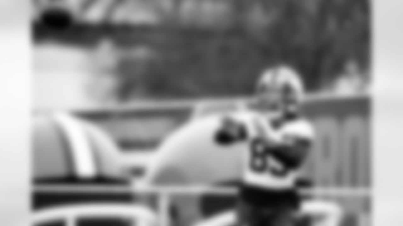 Wide receiver Jaelen Gill (83) during practice at CrossCountry Mortgage Campus on December 19, 2024.