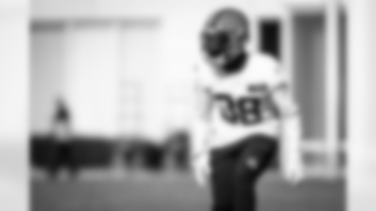 Cornerback A.J. Green III (38) during practice at CrossCountry Mortgage Campus on December 14, 2023.