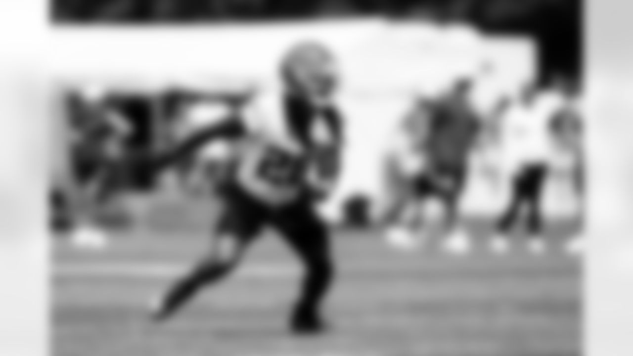 Safety Rayshawn Jenkins (28) during Day 3 of Training Camp at CrossCountry Mortgage Campus on July 25, 2025.
