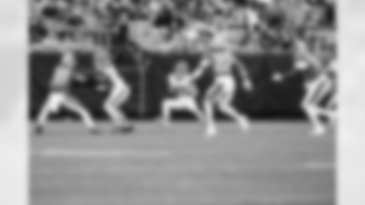 Wide receiver Luke Floriea (37) during a preseason NFL football game between the Cleveland Browns and Carolina Panthers on August 8, 2025 at Bank of America Stadium.