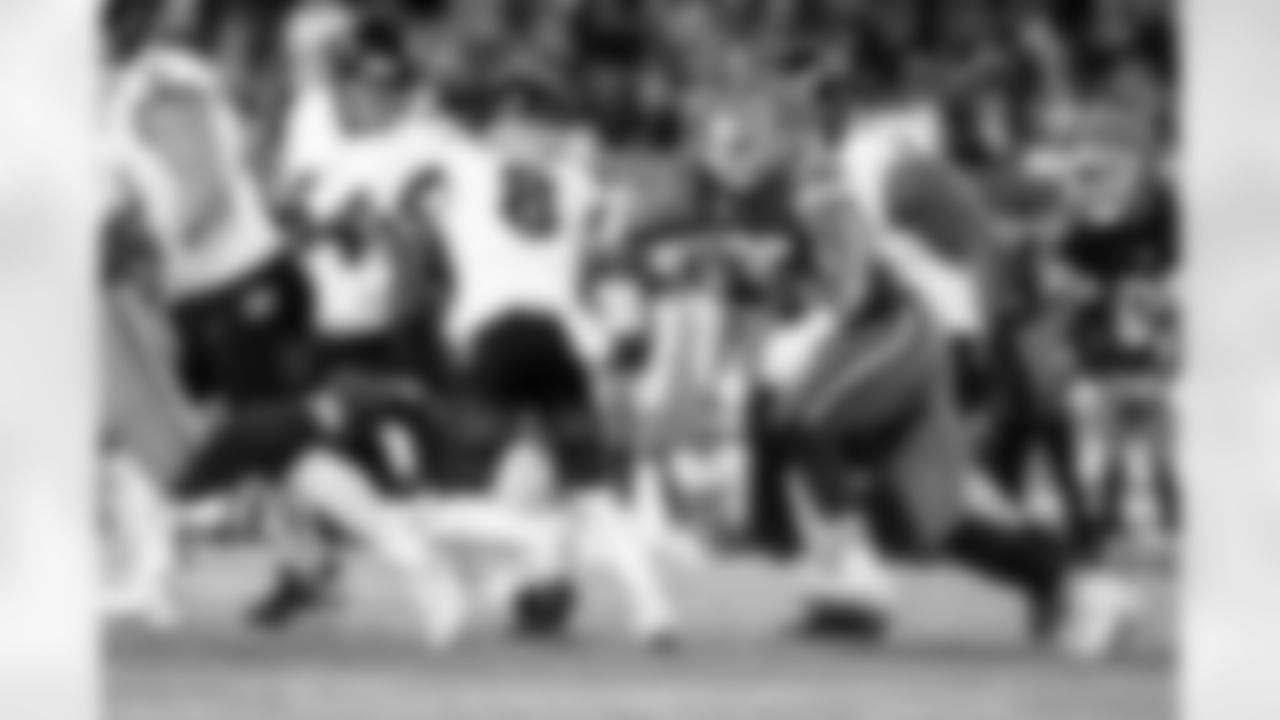 14.0 - Defensive end Myles Garrett (95) sacks Ravens Quarterback Lamar Jackson (8)