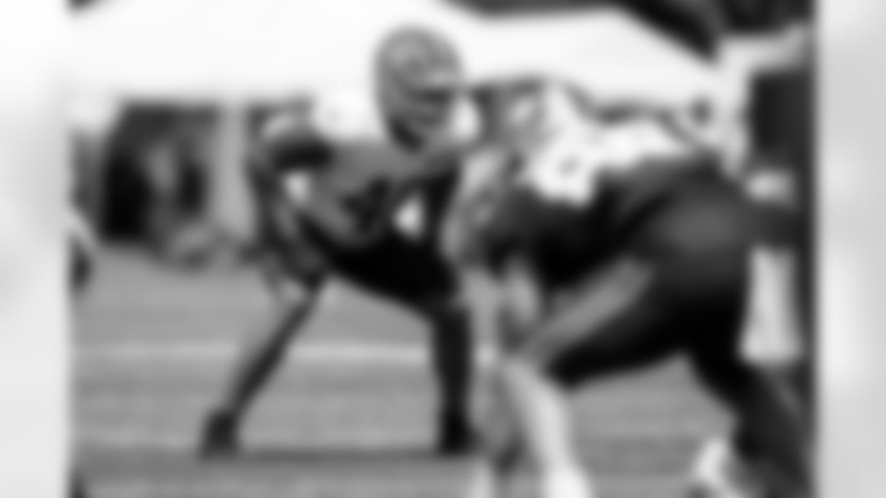 Linebacker Nathaniel Watson (40) during Day 5 of Training Camp at CrossCountry Mortgage Campus on July 28, 2025.