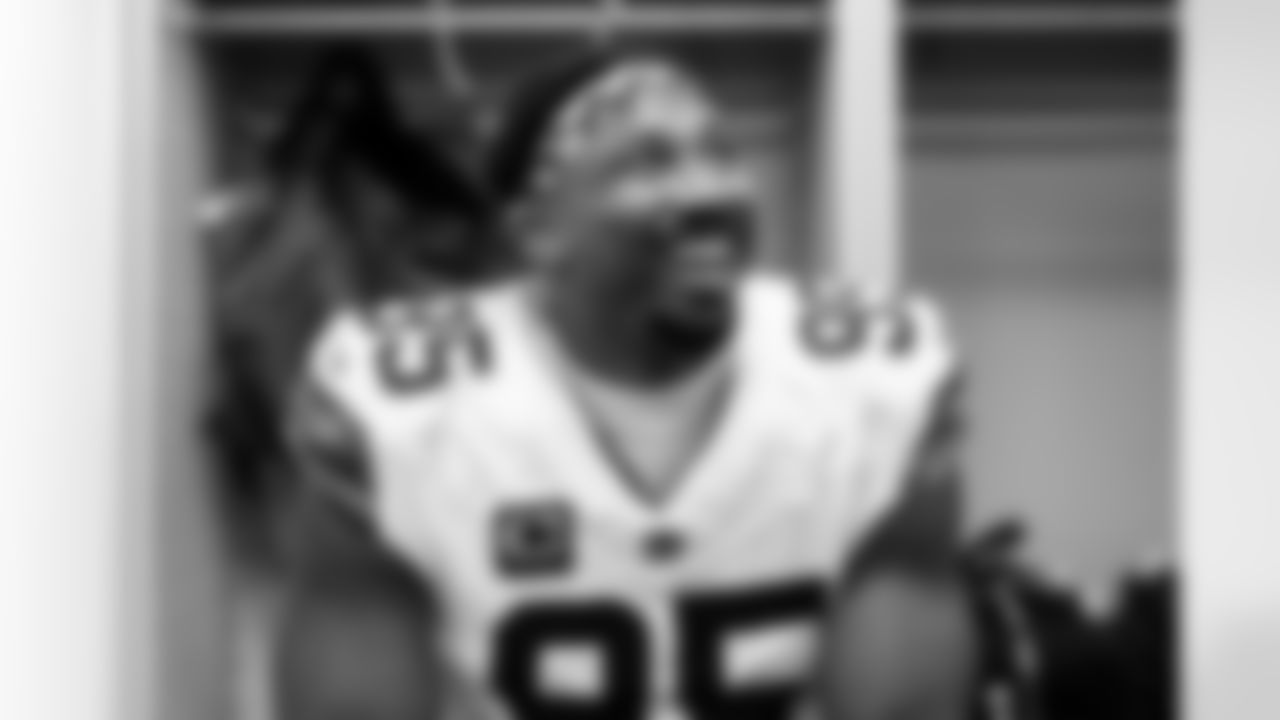 Defensive end Myles Garrett (95) after a NFL football game between the Cleveland Browns and Cincinnati Bengals on January 4, 2026 at Paycor Stadium. The Browns won 20-18.