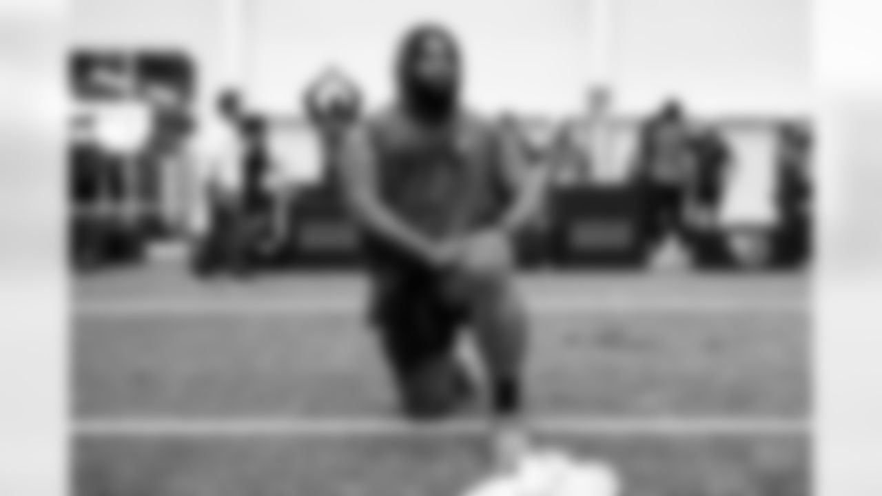 Defensive tackle Jowon Briggs (97) during a workout in Phase I of the offseason at CrossCountry Mortgage Campus on April 29, 2025.