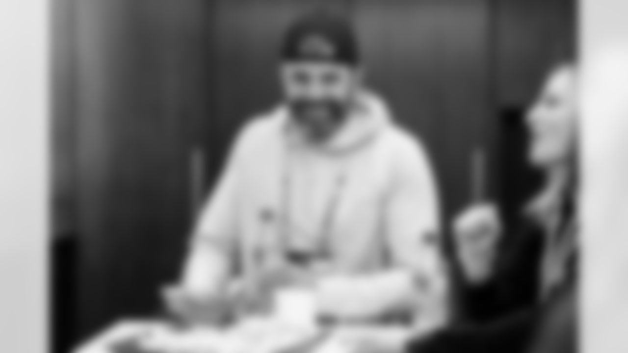 Defensive Coordinator Mike Rutenberg in the Cleveland Browns suite at the 2026 NFL Combine on February 26, 2026 in Indianapolis, Indiana.