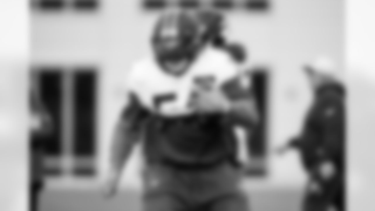 Linebacker Edefuan Ulofoshio (54) during practice at CrossCountry Mortgage Campus on December 3, 2025.