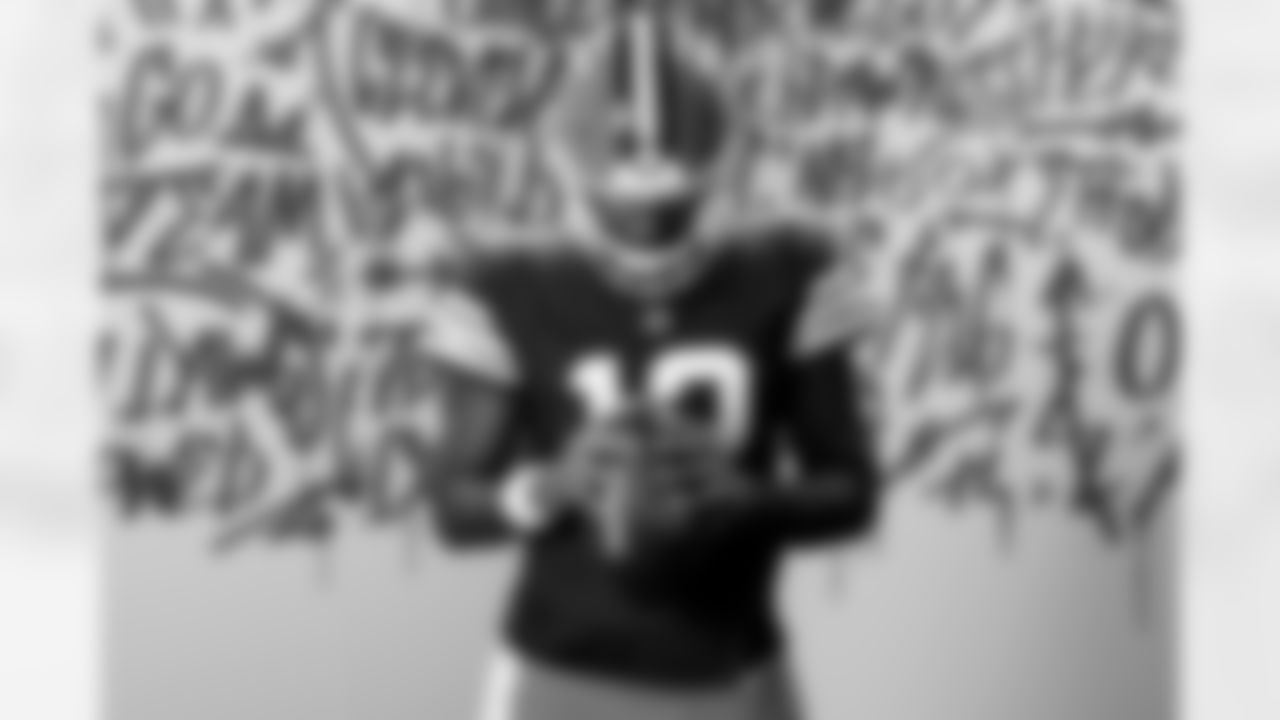Quarterback Shedeur Sanders (12) during 2025 Media Day at CrossCountry Mortgage Campus on June 9, 2025.