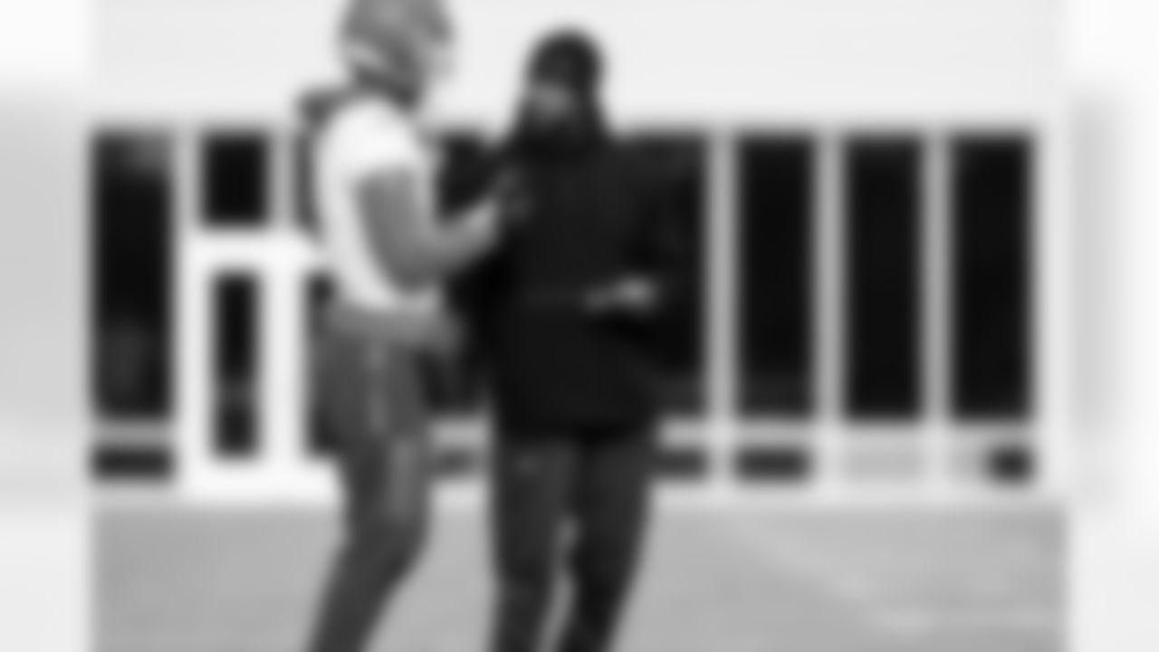 Cornerbacks Coach Brandon Lynch during practice at CrossCountry Mortgage Campus on December 24, 2025.