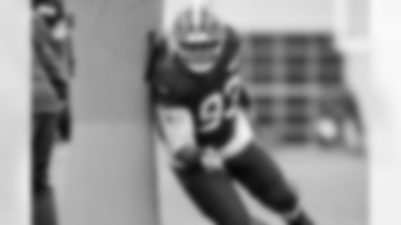 Defensive tackle Shelby Harris (93) during practice at CrossCountry Mortgage Campus on October 22, 2025.