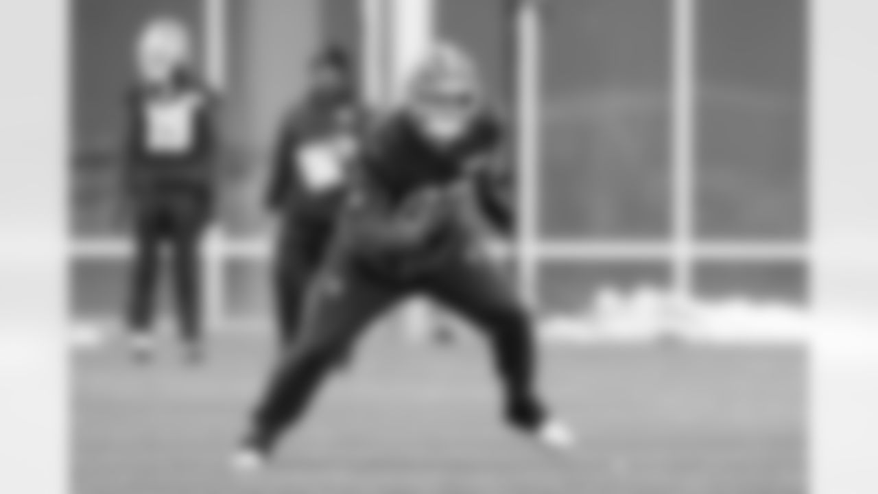 Tight end Brenden Bates (82) during practice at CrossCountry Mortgage Campus on December 17, 2025.