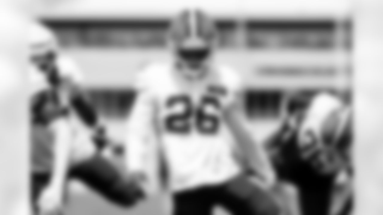 Cornerback Myles Harden (26) during Day 8 of Training Camp at CrossCountry Mortgage Campus on August 1, 2025.