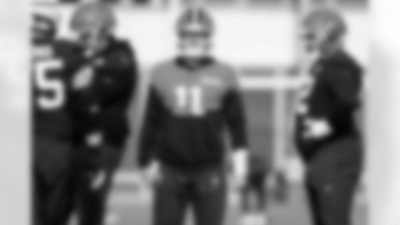 Quarterback Bailey Zappe (11) during practice at CrossCountry Mortgage Campus on December 24, 2025.