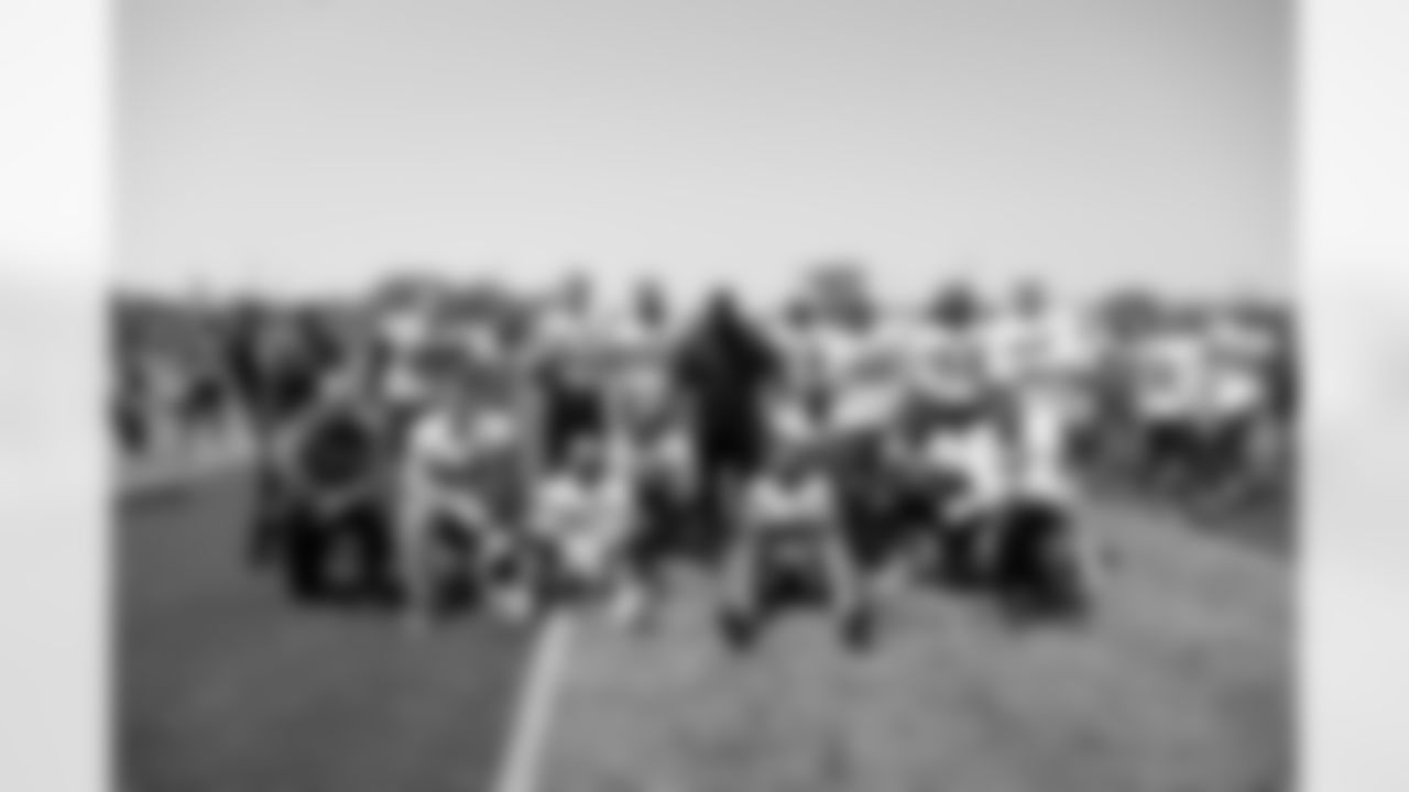 The defensive line during the second day of mandatory minicamp at CrossCountry Mortgage Campus on June 11, 2025.