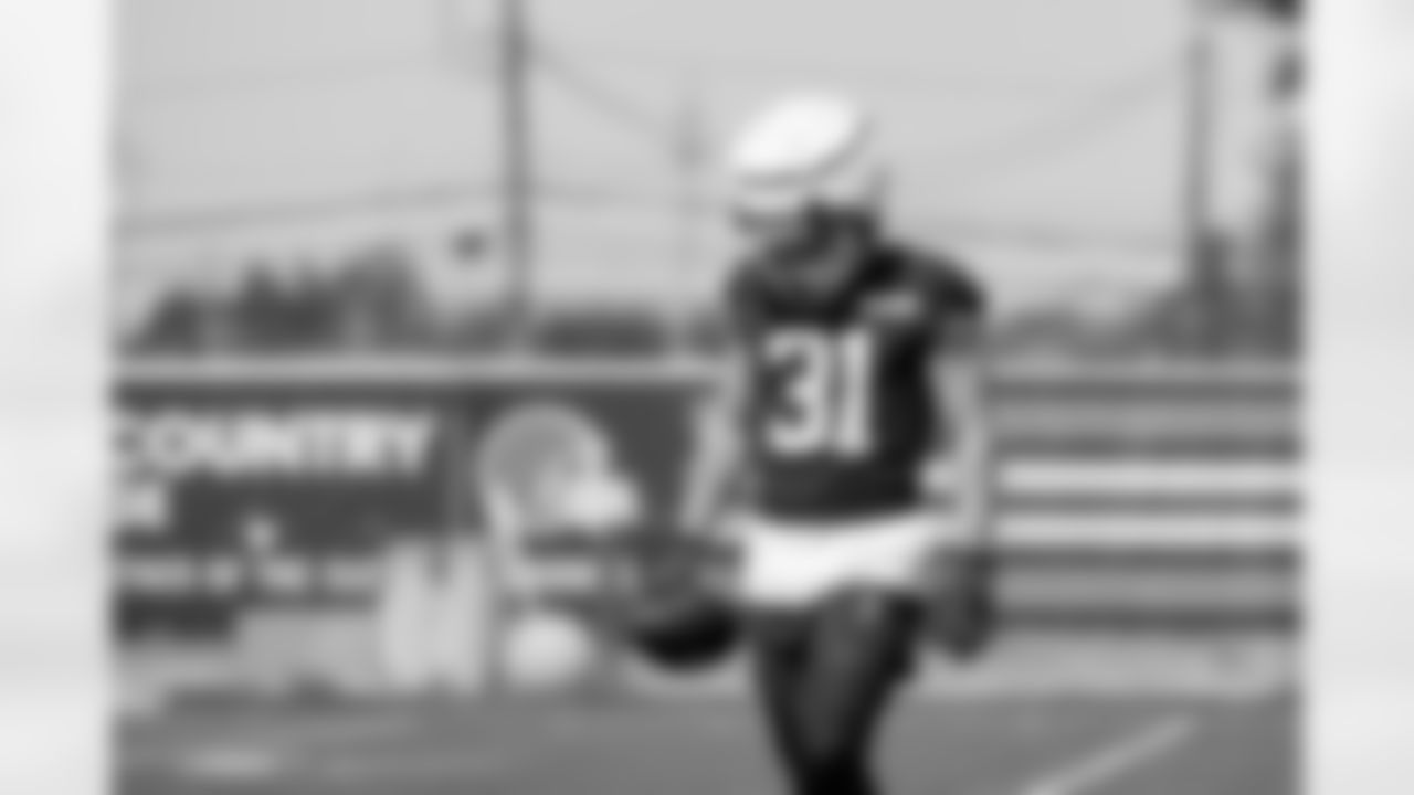 Wide receiver Cade McDonald (31) during the third day of rookie workouts at CrossCountry Mortgage Campus on July 21, 2025.