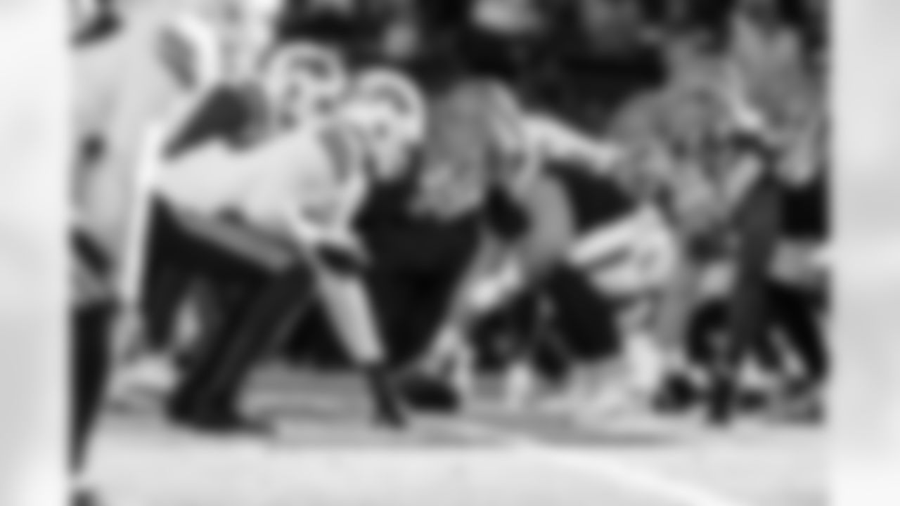 Center Luke Wypler (56) during a NFL football game between the Buffalo Bills and Cleveland Browns on December 21, 2025 at Huntington Bank Field.