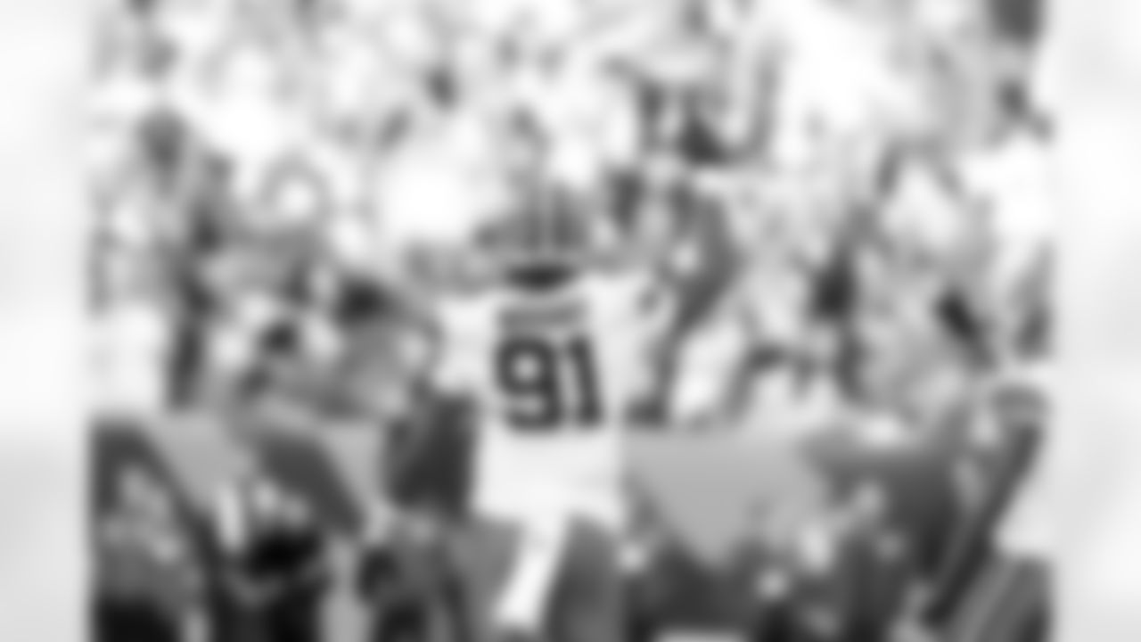 Defensive end Alex Wright (91) during a NFL football game between the Cleveland Browns and Cincinnati Bengals on January 4, 2026 at Paycor Stadium.