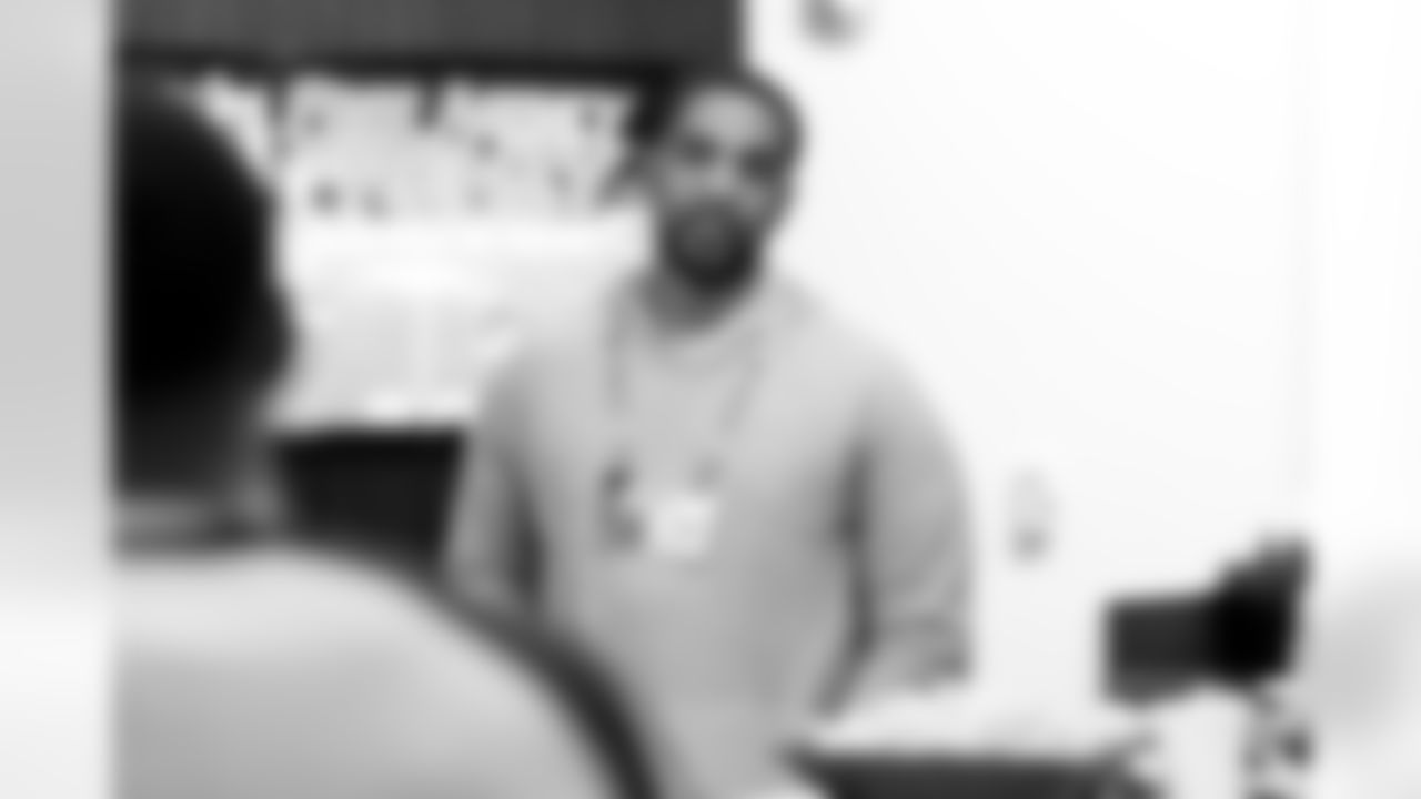 Assistant General Manager & Vice President of Player Personnel Glenn Cook in the Cleveland Browns suite at the 2026 NFL Combine on February 26, 2026 in Indianapolis, Indiana.