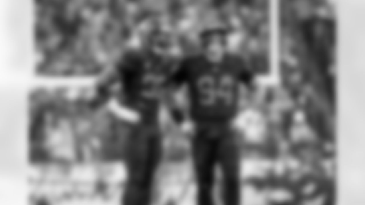 Defensive end Myles Garrett (95) and Defensive tackle Mason Graham (94) during a NFL football game between the Tennessee Titans and Cleveland Browns on December 7, 2025 at Huntington Bank Field. The Browns lost 29-31.