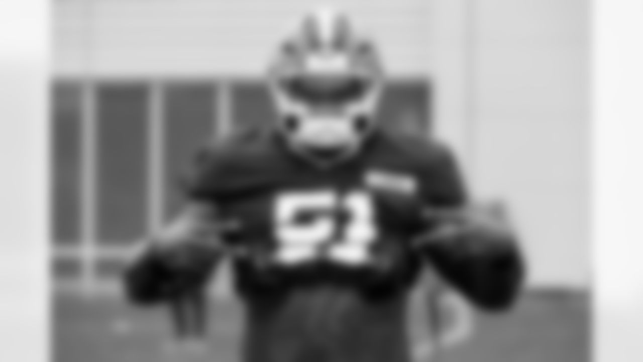 Defensive tackle Mike Hall Jr. (51) during practice at CrossCountry Mortgage Campus on October 22, 2025.