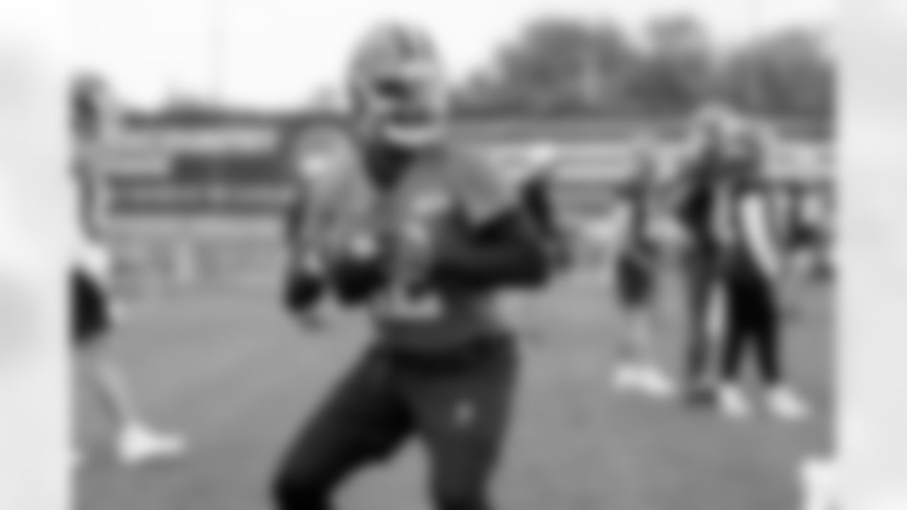 Quarterback Shedeur Sanders (12) during the first day of OTAs at CrossCountry Mortgage Campus on May 27, 2025.