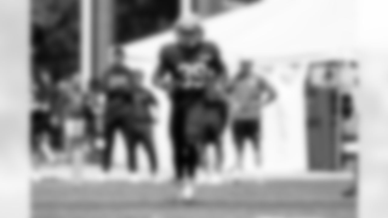 Running back Ahmani Marshall (39) during Day 8 of Training Camp at CrossCountry Mortgage Campus on August 1, 2025.