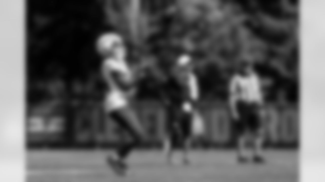 Wide receiver Gage Larvadain (84) during practice at CrossCountry Mortgage Campus on September 11, 2025.