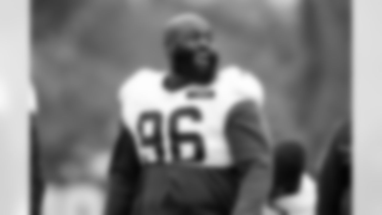 Defensive tackle Maliek Collins (96) during practice at CrossCountry Mortgage Campus on November 12, 2025.