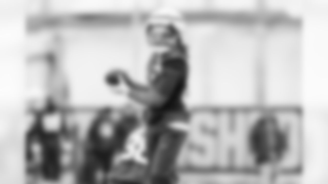 Wide receiver Gage Larvadain (84) during practice at CrossCountry Mortgage Campus on December 17, 2025.