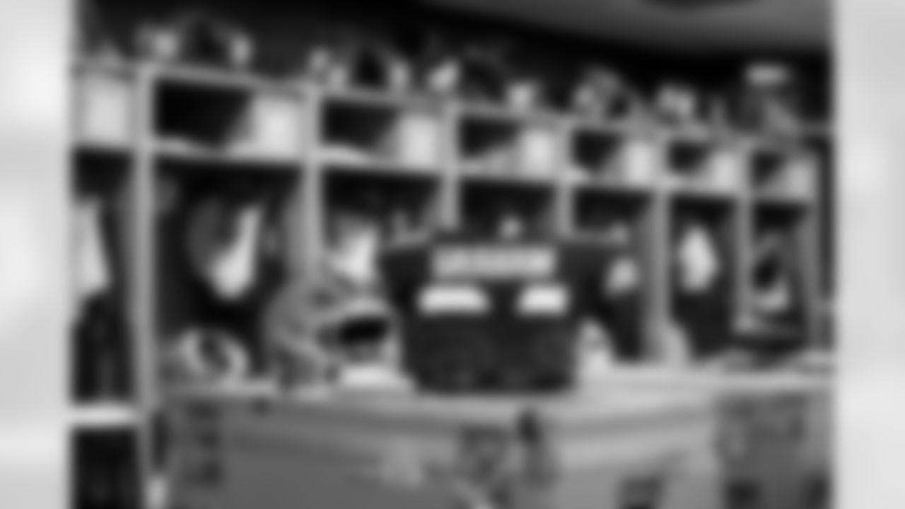 The locker room before a preseason NFL football game between the Cleveland Browns and Philadelphia Eagles on August 16, 2025 at Lincoln Financial Field.