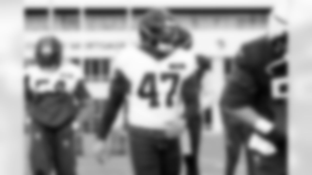 Linebacker Mark Robinson (47) during practice at CrossCountry Mortgage Campus on December 3, 2025.