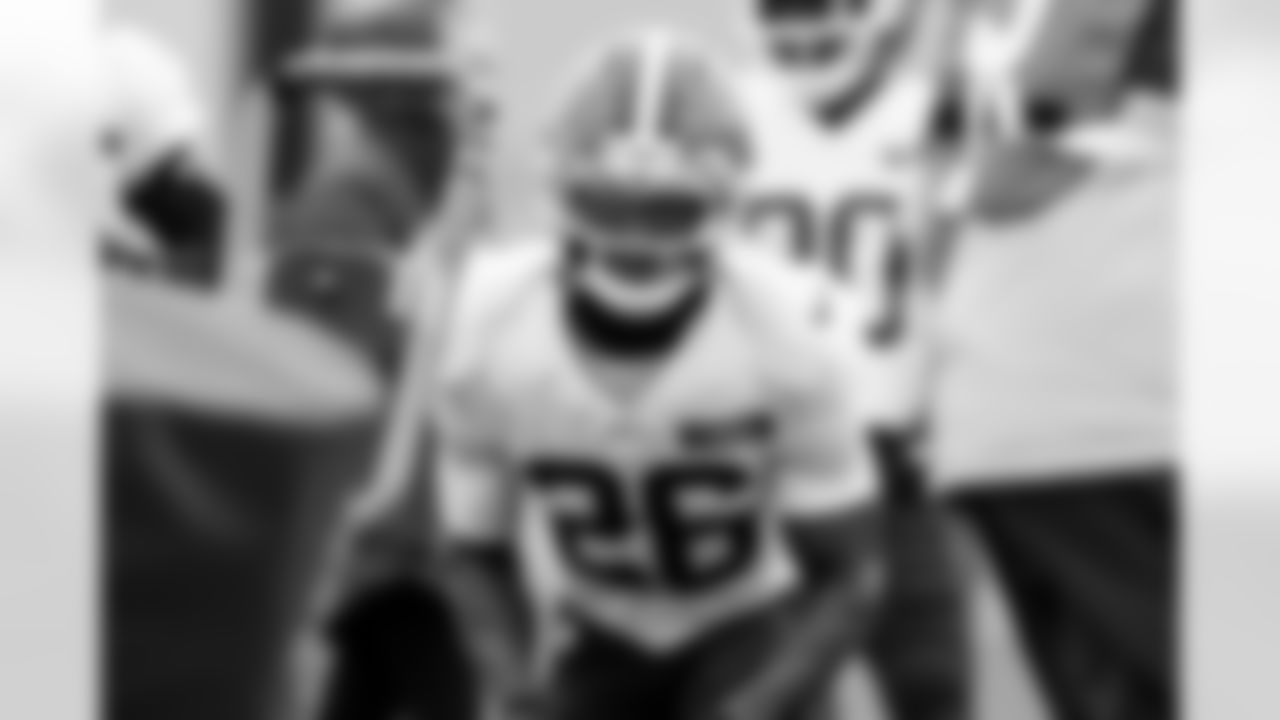 Cornerback Myles Harden (26) during practice at CrossCountry Mortgage Campus on November 26, 2025.