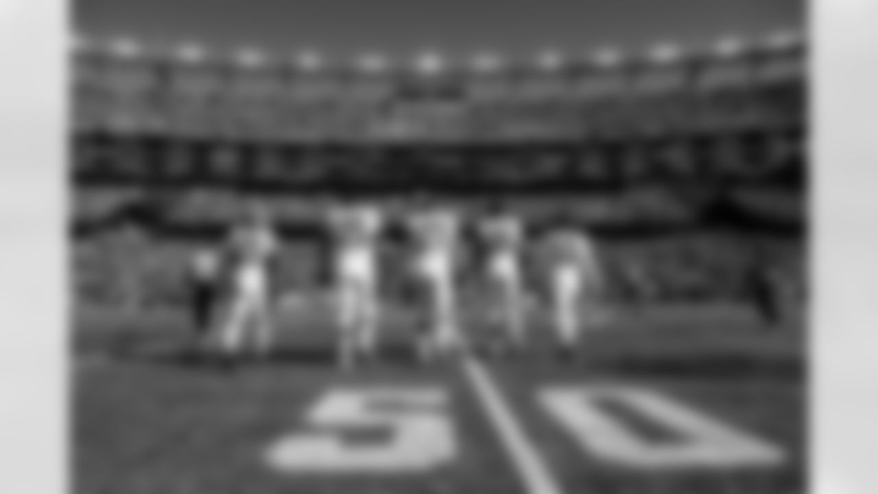 The captains before a NFL football game between the Cleveland Browns and New England Patriots on October 26, 2025 at Gillette Stadium. The Browns lost 13-32.