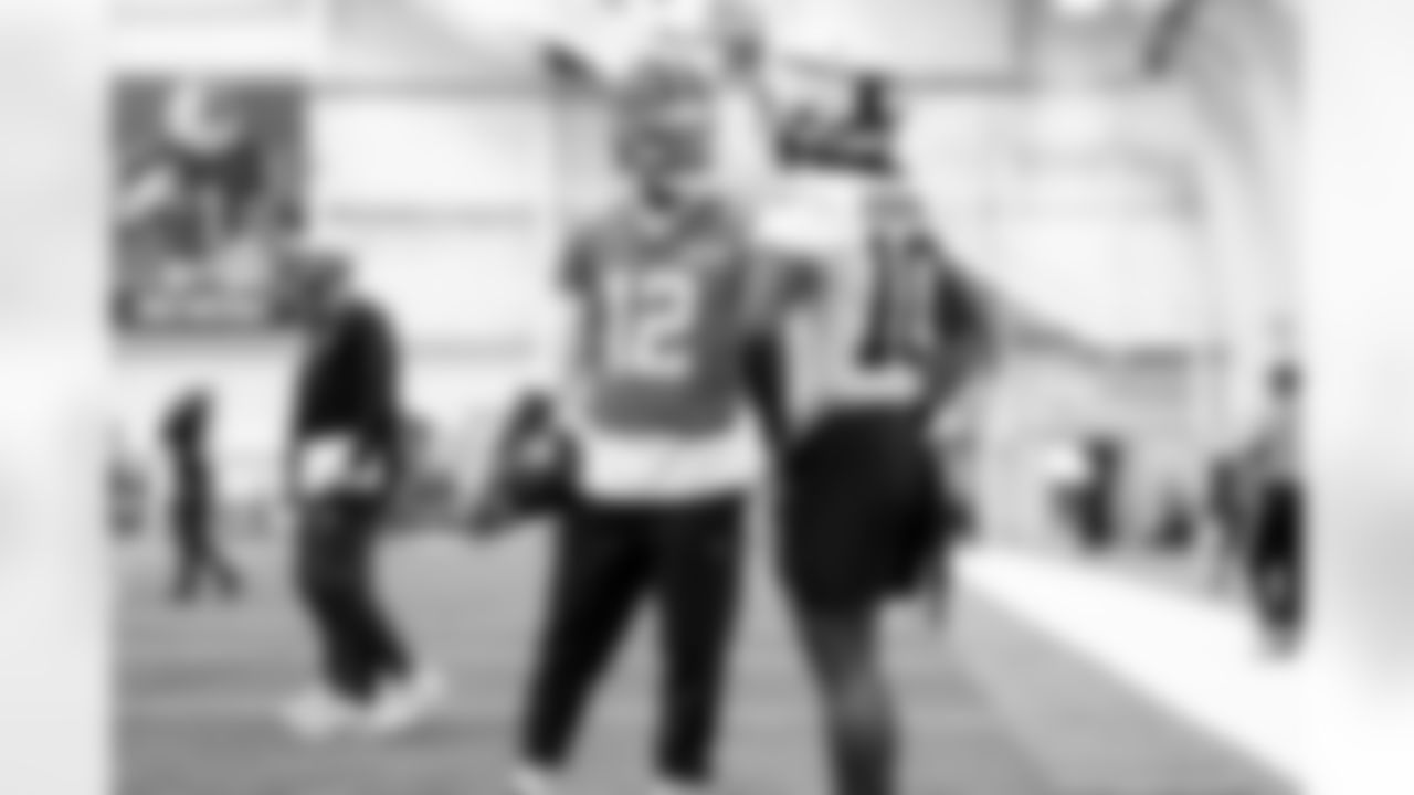 Quarterback Shedeur Sanders (12) during practice at CrossCountry Mortgage Campus on December 10, 2025.