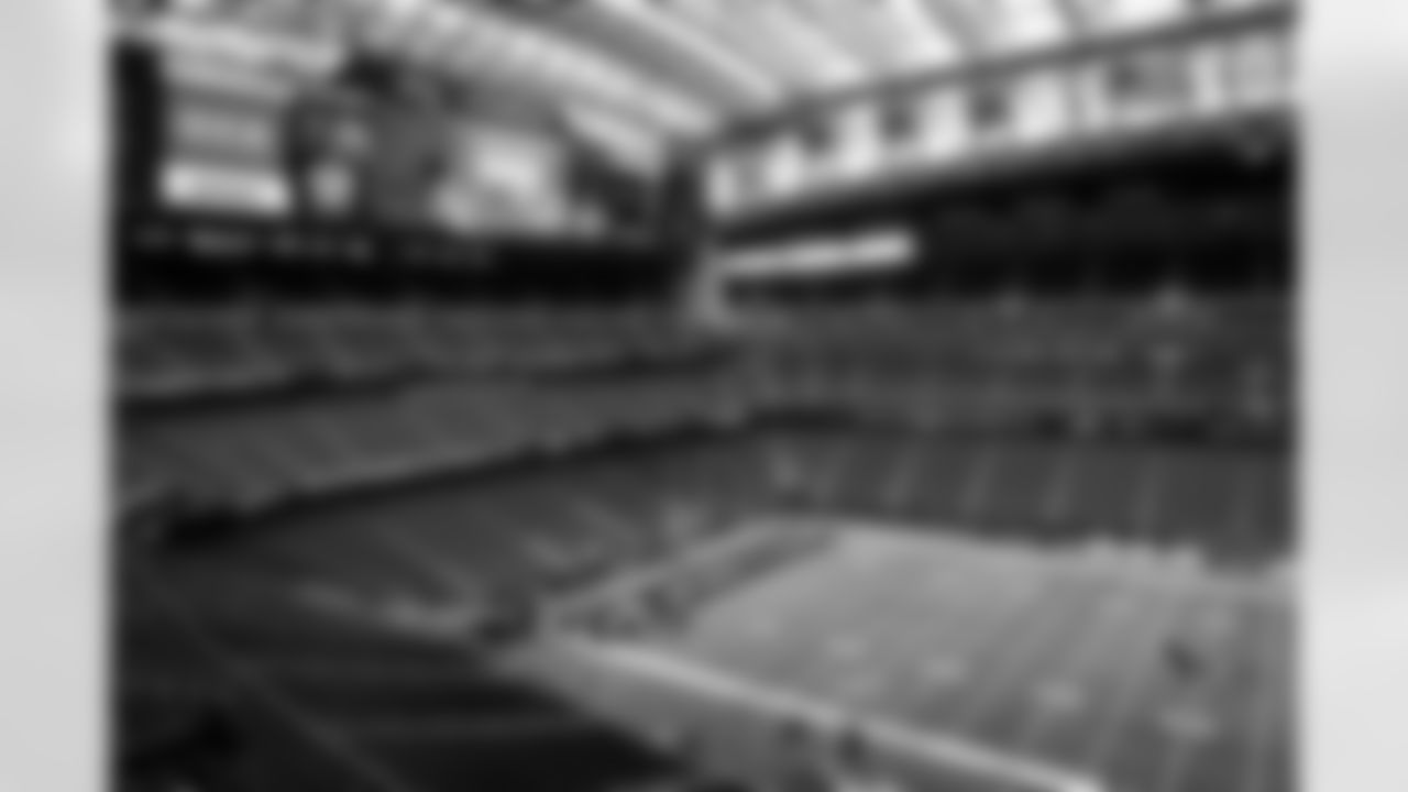 The stadium before a NFL Wild Card playoff football game between the Cleveland Browns and Houston Texans on January 13, 2024 at NRG Stadium.