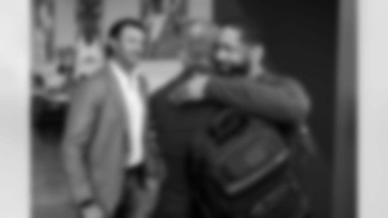 Head Coach Todd Monken arrives at CrossCountry Mortgage Campus on January 30, 2026.