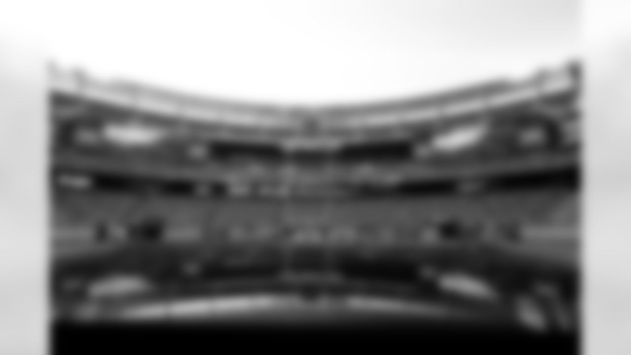 The stadium before a NFL football game between the Cleveland Browns and New York Jets on November 9, 2025 at MetLife Stadium.