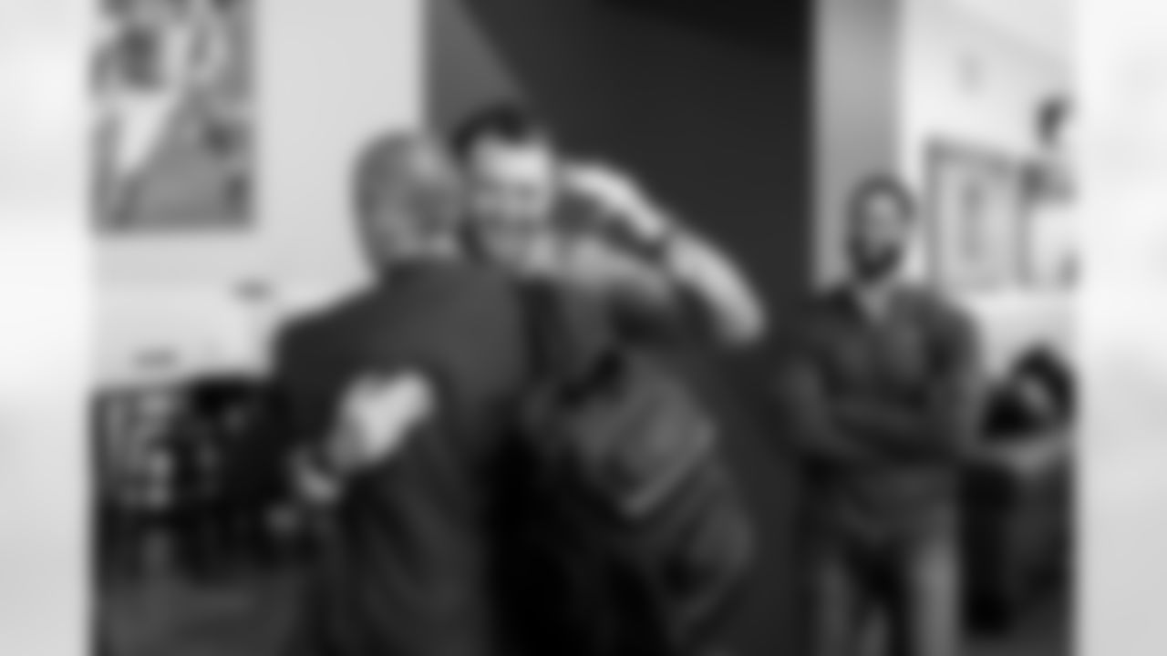 Head Coach Todd Monken arrives at CrossCountry Mortgage Campus on January 30, 2026.