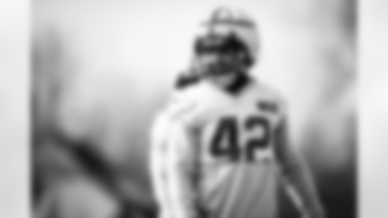 Linebacker Tony Fields II (42) during practice at CrossCountry Mortgage Campus on December 14, 2023.