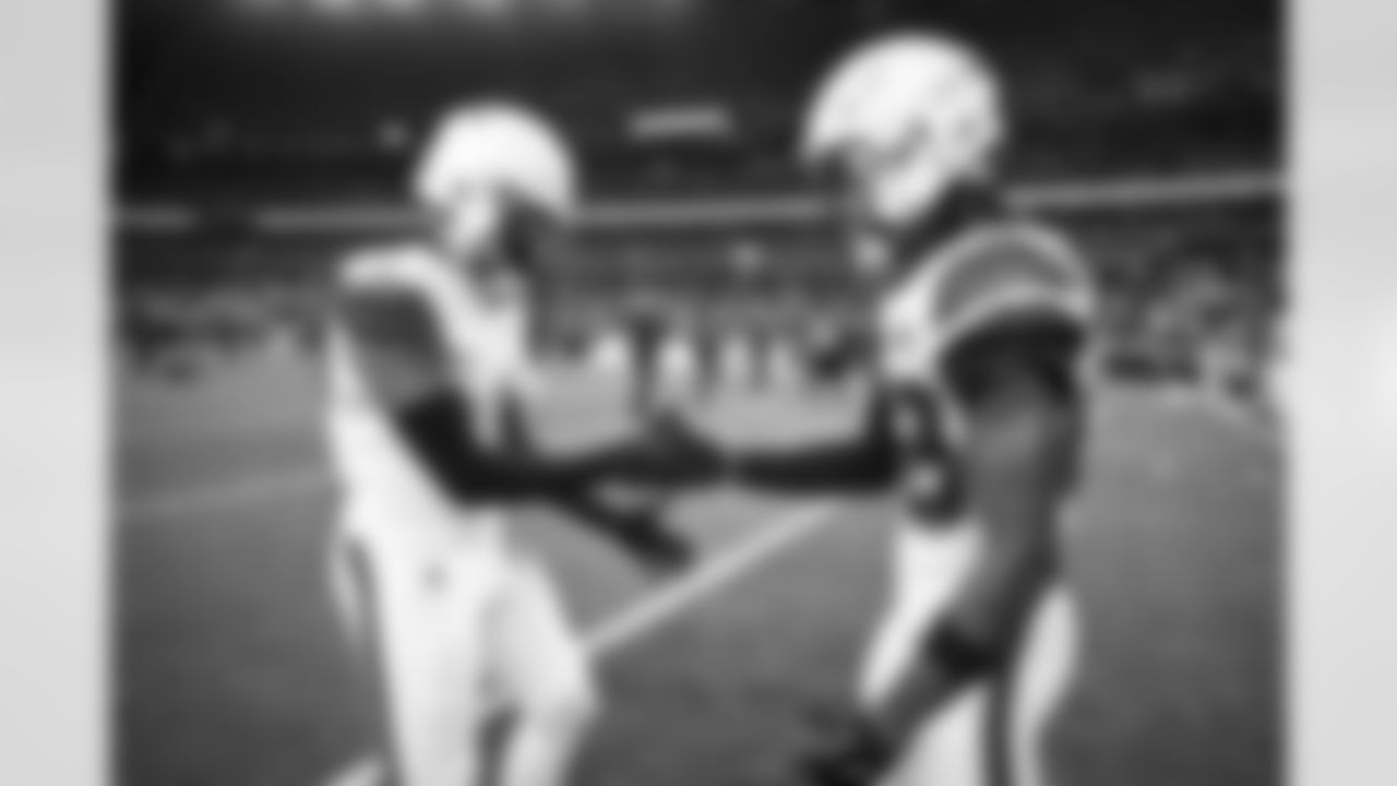 Safety Juan Thornhill (1) and Cornerback Martin Emerson Jr. (23) before a NFL football game between the New York Jets and Cleveland Browns on Thursday Night Football on December 28, 2023 at Cleveland Browns Stadium.
