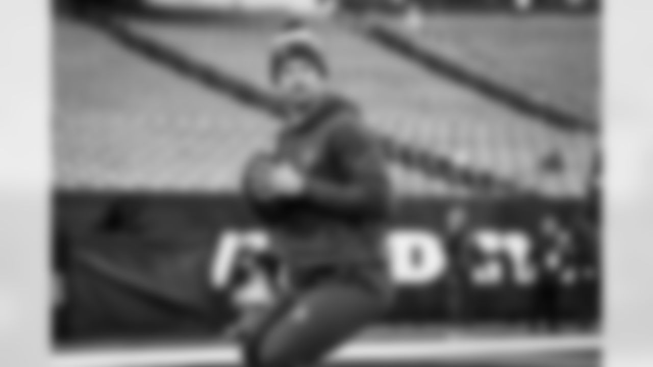 Quarterback Jeff Driskel (12) before a NFL football game between the Cleveland Browns and Cincinnati Bengals on January 7, 2024 at Paycor Stadium.