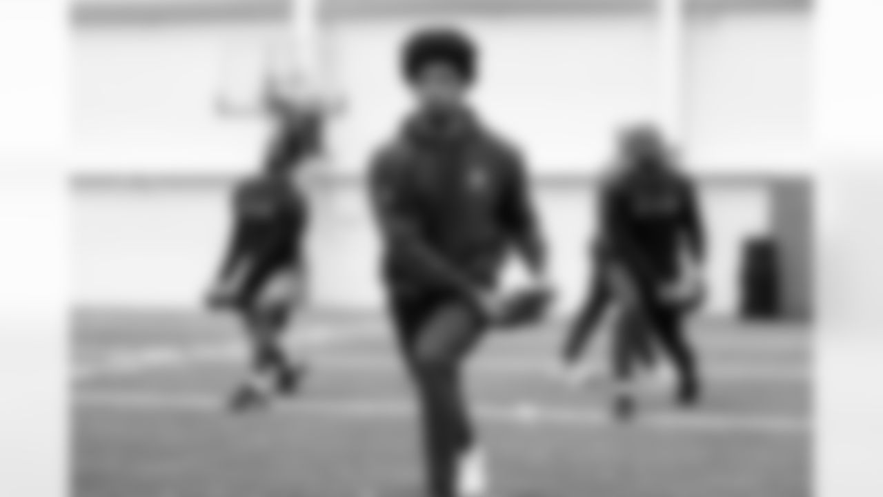 Cornerback Greg Newsome II (0) during a workout in Phase II of the offseason at CrossCountry Mortgage Campus on May 7, 2025.