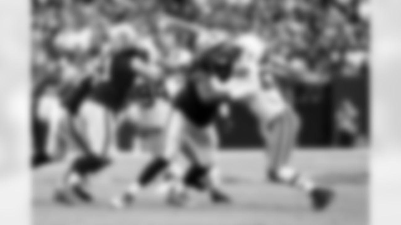 Defensive end Isaiah McGuire (57) during a NFL football game between the Cleveland Browns and Las Vegas Raiders on November 23, 2025 at Allegiant Stadium. The Browns won 24-10.